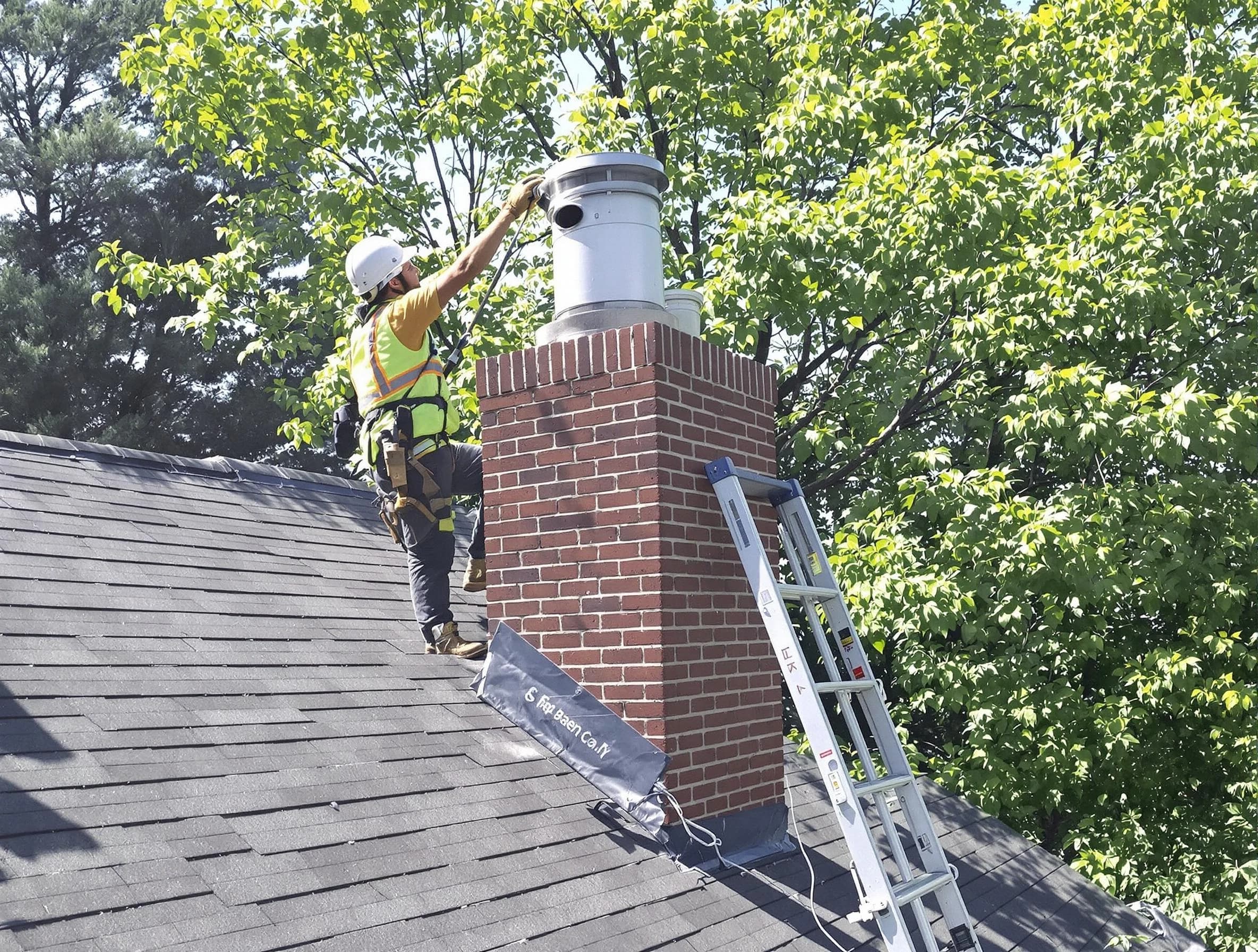 Chimney liner inspection by Duluth Chimney Sweep in Duluth, GA