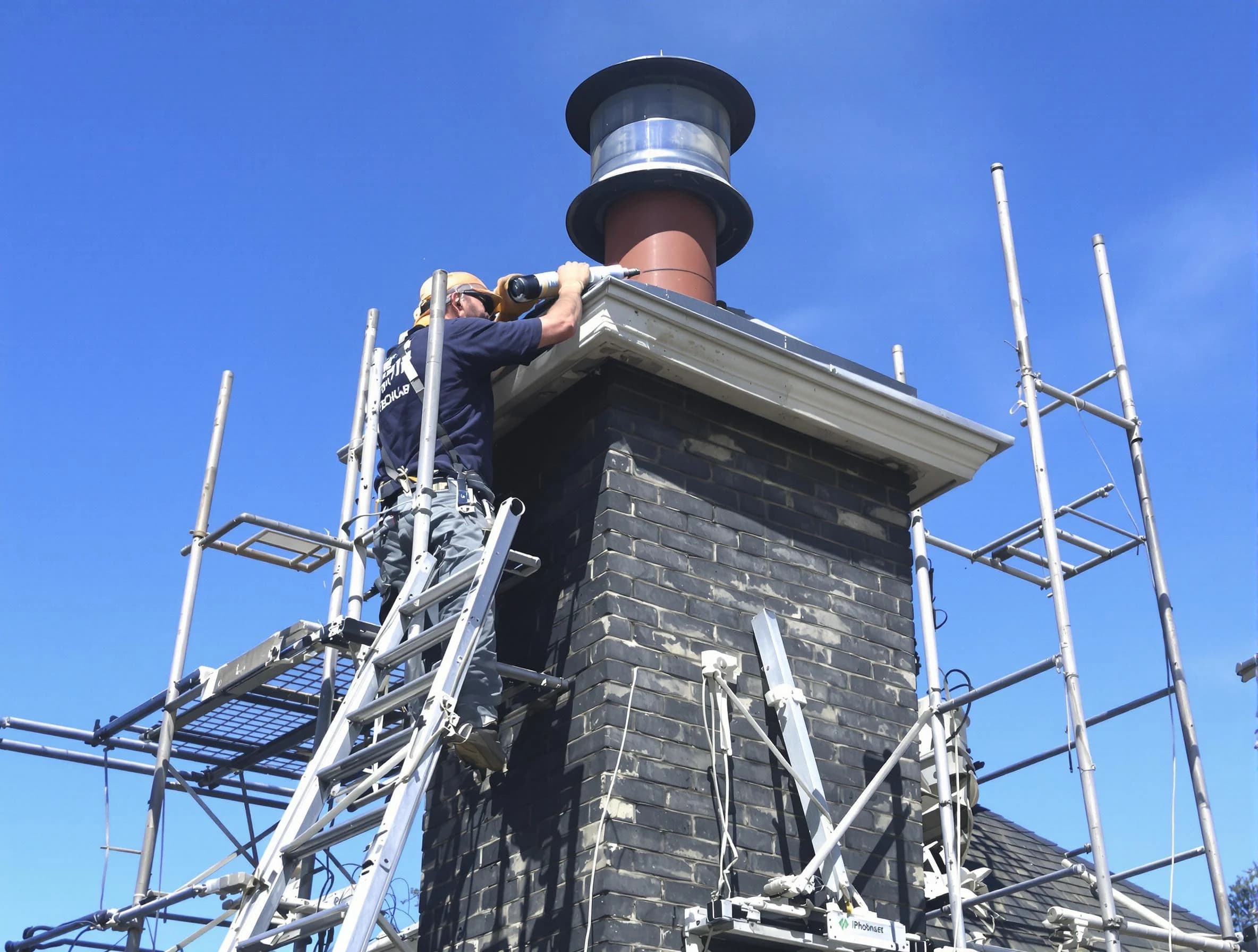 Sturdy chimney crown finished by Duluth Chimney Sweep in Duluth, GA