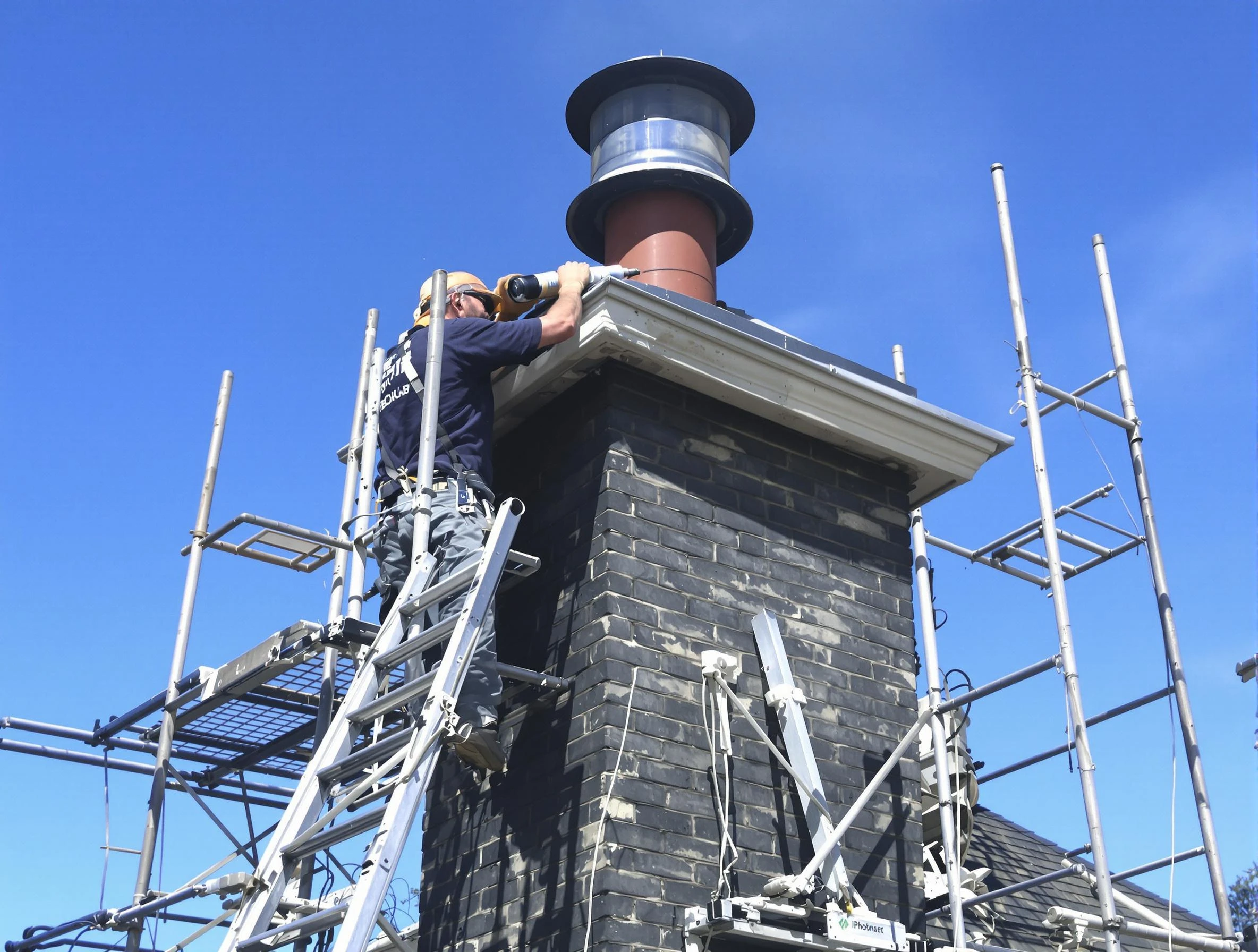 Sturdy chimney crown finished by Duluth Chimney Sweep in Duluth, GA