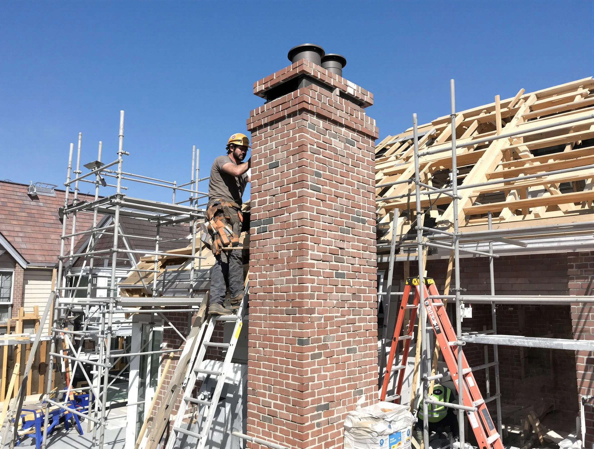 New chimney installation completed by Duluth Chimney Sweep in Duluth, GA