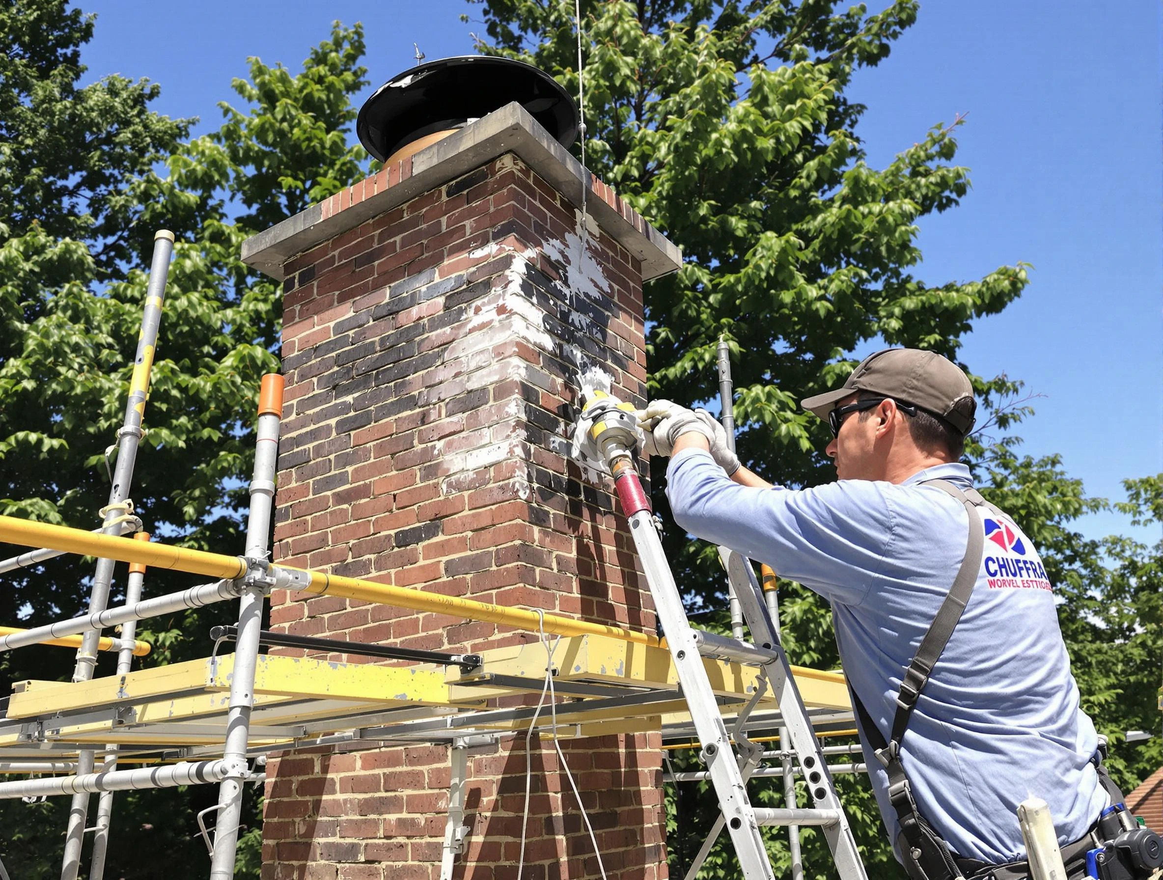 Structural chimney repair by Duluth Chimney Sweep in Duluth, GA